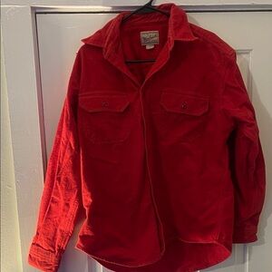 Woolrich Red Large Button Up